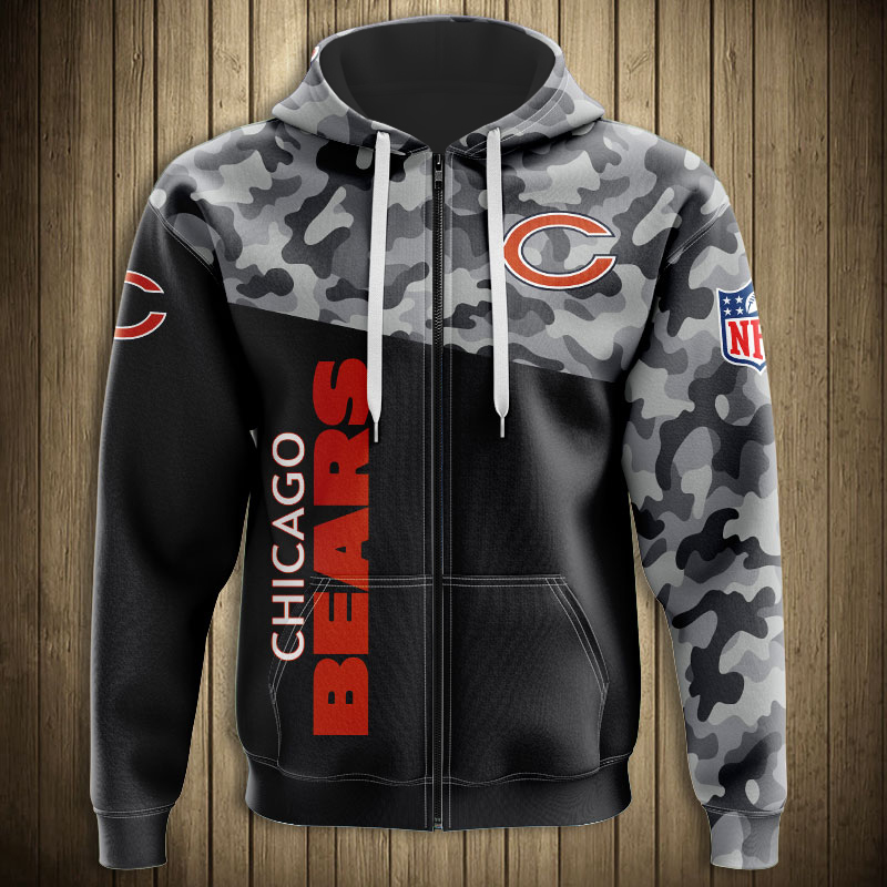 chicago bears army hoodie