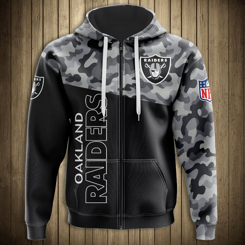 oakland raiders military hoodie