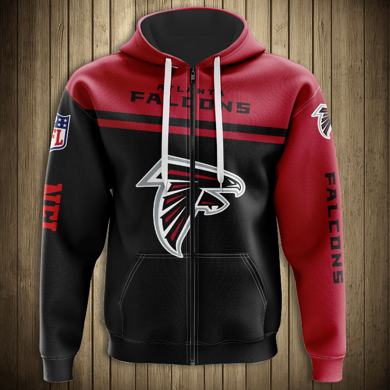 falcons zip hoodie