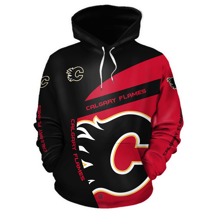 NHL Calgary Flames Pullover Hoodie V1