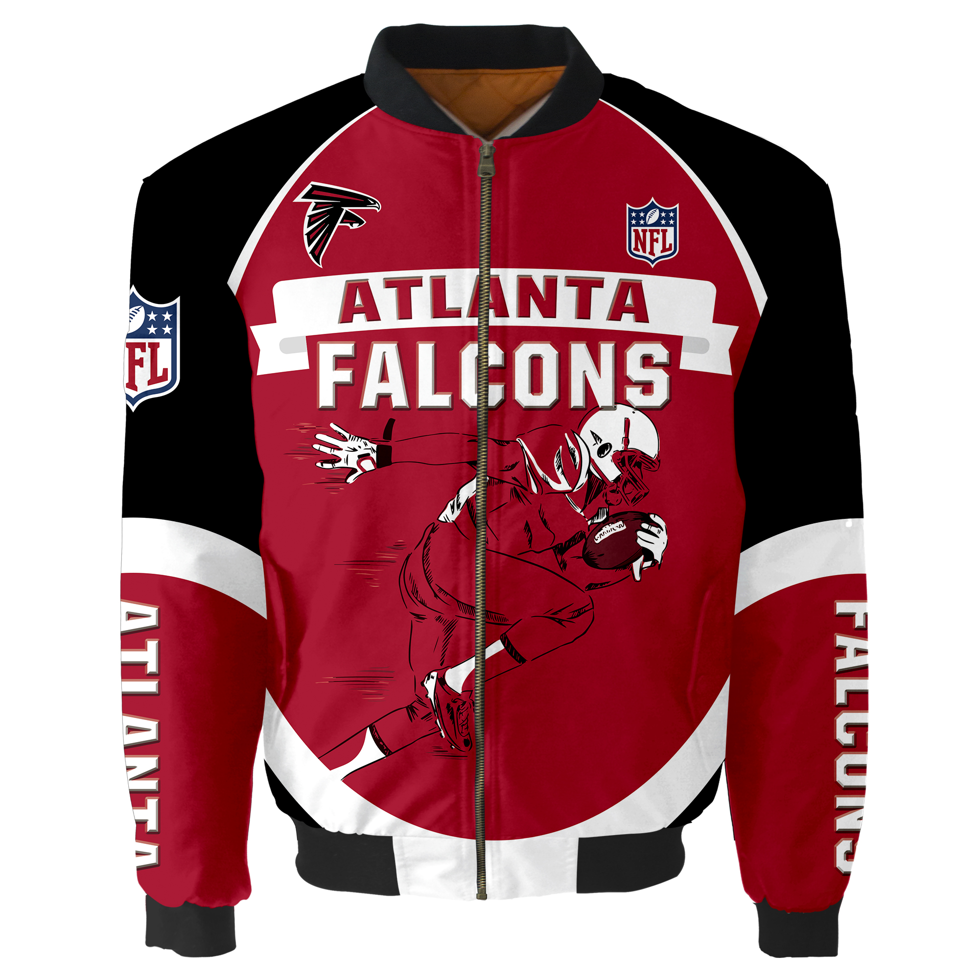 Atlanta Falcons Bomber Jacket Graphic 