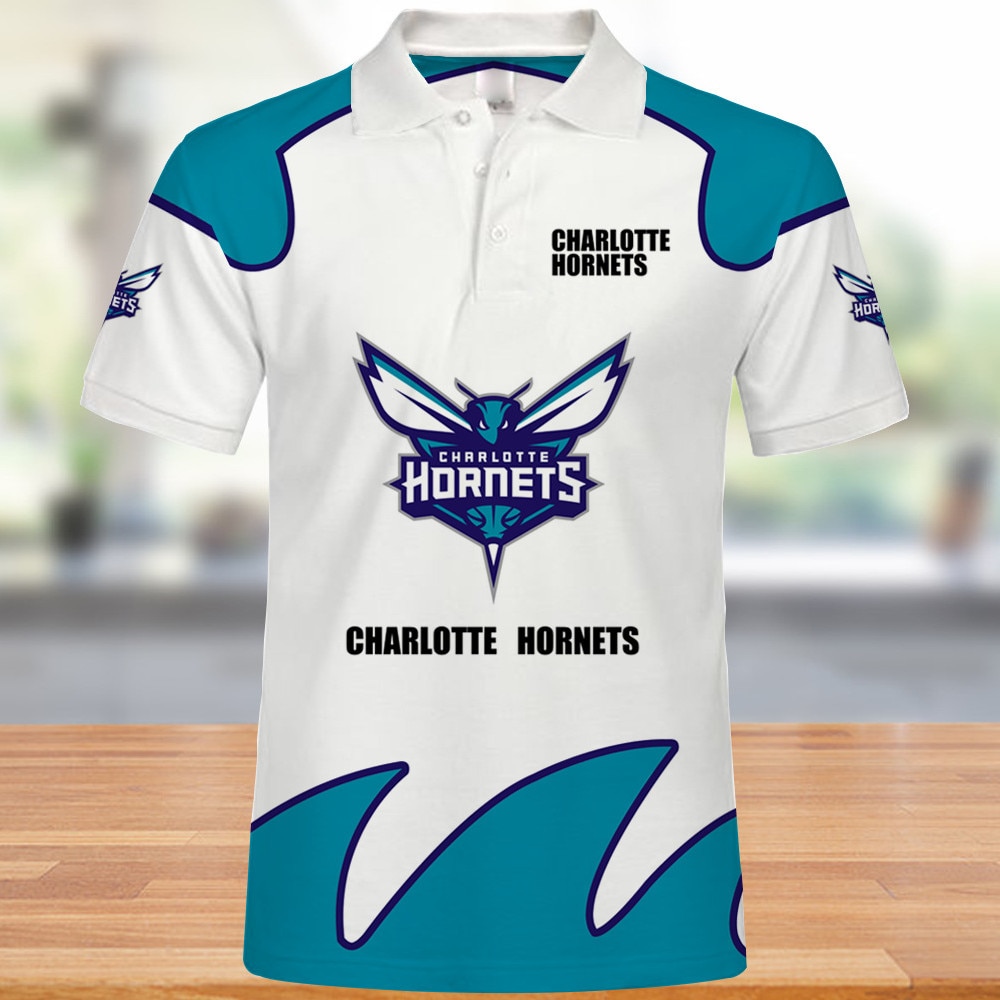 Charlotte Hornets Polo shirts Summer 