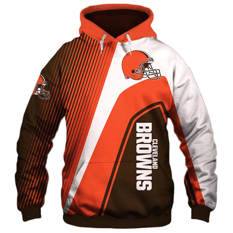 Cleveland Browns 3D Zip Hoodie cheap Sweatshirt Pullover NFL -Jack ...