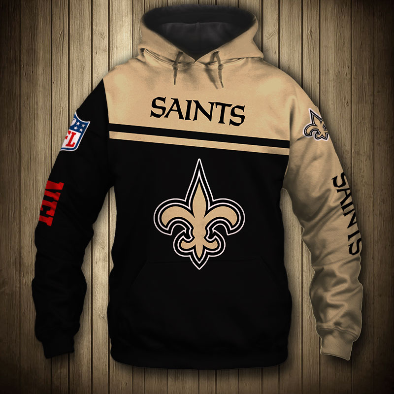 New Orleans Saints 3D Skull Zip Hoodie Pullover Sweatshirt for fans ...