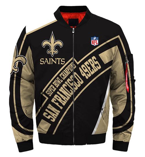 New Orleans Saints Jacket Super bowl Champions winter coat gift for men ...